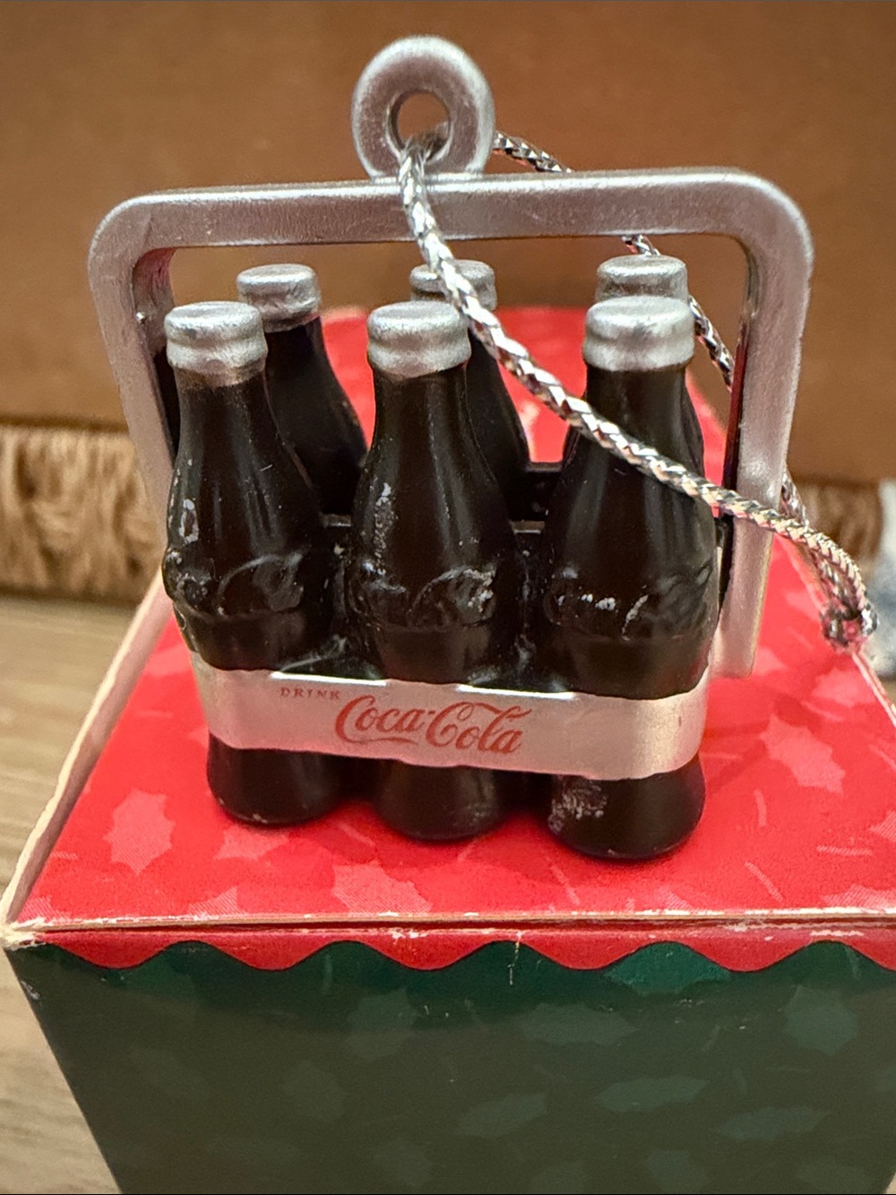 Vintage Miniature Coca-Cola 12 Pack Ornament